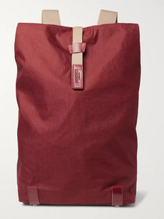 Brooks England Pickwick Large Coated-canvas Backpack - Red - One Siz