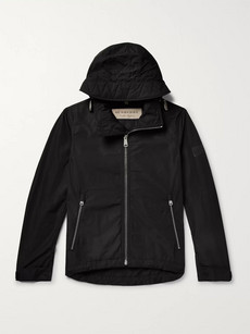 BURBERRY SHELL HOODED JACKET
