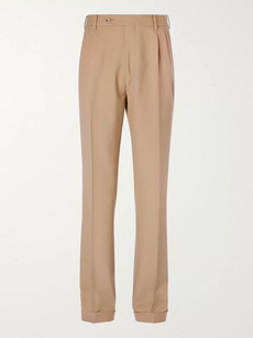 GUCCI PLEATED WOOL TROUSERS