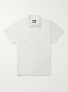 Apc Cotton-poplin Shirt In White