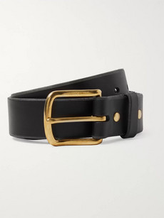 Best Made Company 4cm Black Standard Leather Belt - Black