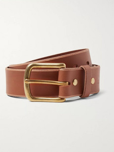 Best Made Company 4cm Brown Standard Leather Belt - Tan