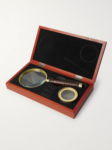 Celestron Ambassador Brass And Beech Wood Magnifier Set
