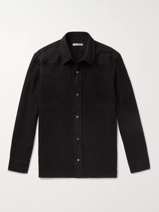 Our Legacy Cotton-moleskin Shirt In Black