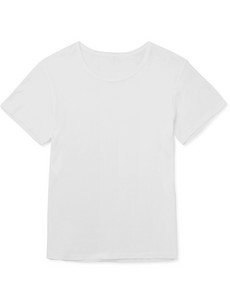 Secondskin Air Knit Cotton-jersey T-shirt In White