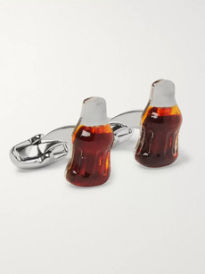 Paul Smith Cola Bottle Silver-tone And Resin Cufflinks