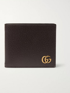 GUCCI MARMONT FULL-GRAIN LEATHER BILLFOLD WALLET