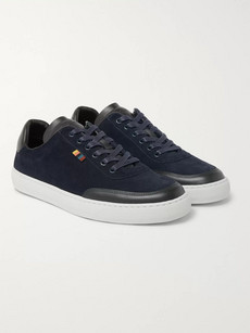 PAUL SMITH EARLE SUEDE AND LEATHER SNEAKERS