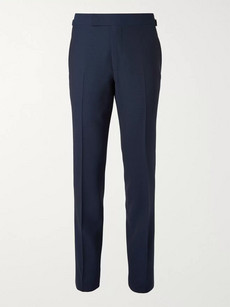 Tom Ford Navy O'connor Slim-fit Wool Suit Trousers In Blue