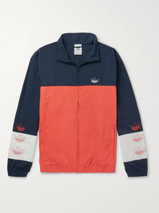 Adidas Originals Colour-block Nylon Jacket In Orange | ModeSens
