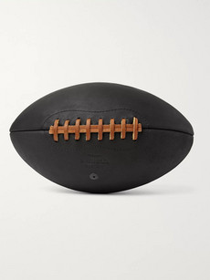 Shinola Leather American Football In Black