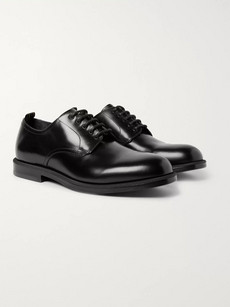 Dunhill COLLEGE POLISHED-LEATHER DERBY SHOES