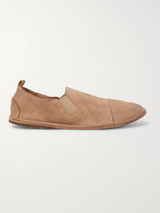 MARSÈLL CAP-TOE WASHED-SUEDE LOAFERS