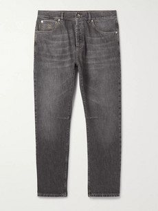 Brunello Cucinelli Slim-fit Denim Jeans In Gray
