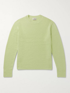 ACNE STUDIOS PEELE BOBBLED WOOL AND CASHMERE-BLEND jumper