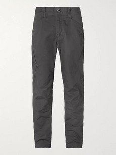 Patagonia Venga Rock Organic Stretch Cotton-blend Trousers In Gray