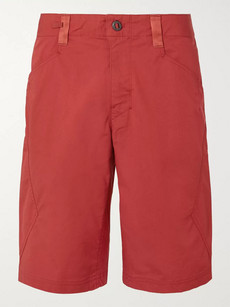 Patagonia Venga Rock Organic Cotton-blend Shorts In Red