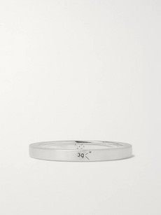 LE GRAMME LE 3 BRUSHED STERLING SILVER RING