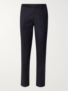 PAUL SMITH MIDNIGHT-BLUE SOHO SLIM-FIT WOOL SUIT TROUSERS