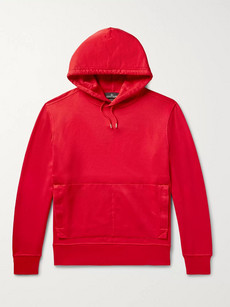 Stone Island Shadow Project Mesh-panelled Loopback Cotton-jersey Hoodie ...
