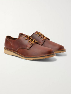 RED WING SHOES WEEKENDER LEATHER DERBY SHOES