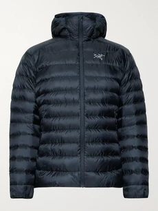 ARC'TERYX CERIUM LT SLIM-FIT QUILTED RIPSTOP HOODED DOWN JACKET