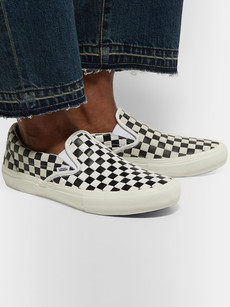 vans checkerboard leather