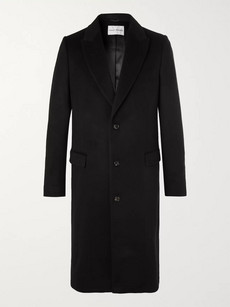 Salle Privée Rolf Slim-fit Cashmere Overcoat In Black