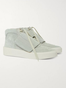 FEAR OF GOD BRUSHED-SUEDE HIGH-TOP SNEAKERS