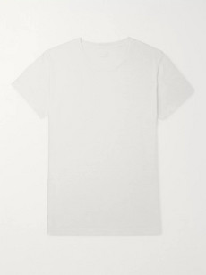 120% Linen T-shirt In White