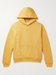 FEAR OF GOD OVERSIZED LOOPBACK COTTON-JERSEY HOODIE
