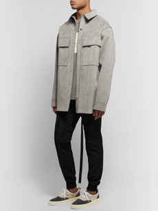 FEAR OF GOD OVERSIZED FAUX SUEDE SHIRT JACKET