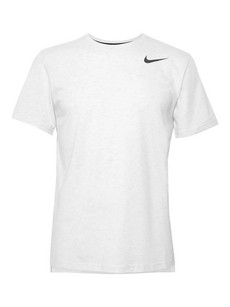 Nike Breathe Perforated Dri-fit T-shirt In White | ModeSens