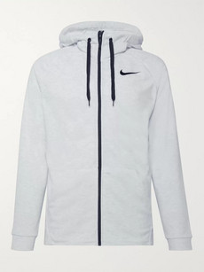 white dri fit hoodie