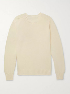 Anderson & Sheppard Cotton Sweater In Neutrals