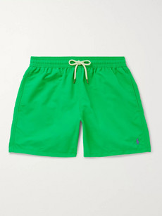 Polo Ralph Lauren Mid-length Swim Shorts In Green