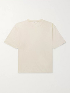 Ymc You Must Create Oversized Slub Cotton T-shirt In Neutrals