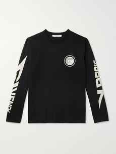 GIVENCHY GLOW-IN-THE-DARK PRINTED COTTON-JERSEY T-SHIRT