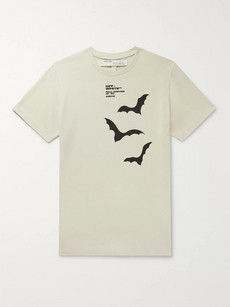 OFF-WHITE PRINTED COTTON-JERSEY T-SHIRT