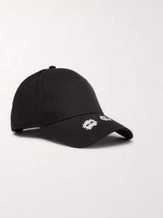 MCQ BY ALEXANDER MCQUEEN EMBROIDERED COTTON-TWILL BASEBALL CAP