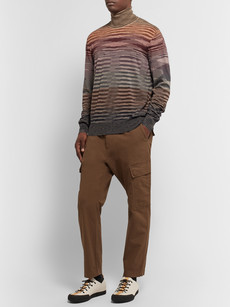 MISSONI SPACE-DYED WOOL ROLLNECK SWEATER