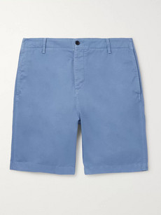 Albam Cotton-twill Shorts In Blue