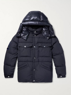 MONCLER VILBERT SLIM-FIT QUILTED SHELL HOODED DOWN JACKET