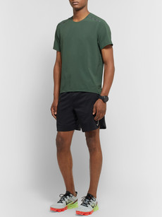 Nike Tech Pack Stretch-mesh Running T-shirt In Green