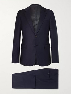 Prada Navy Slim-fit Wool-blend Suit