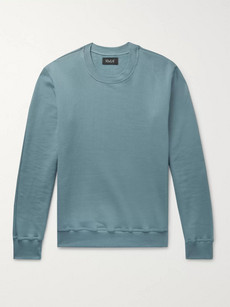 Howlin' Fleece-back Cotton-jersey Sweatshirt In Blue