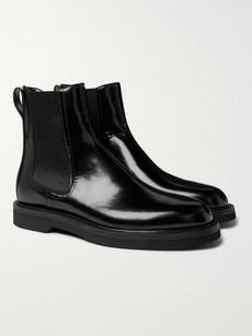 Dries Van Noten Polished-leather Chelsea Boots In Black | ModeSens