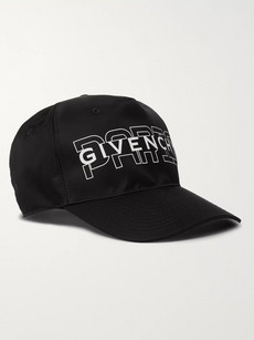Givenchy Logo-print Nylon Baseball Cap In Black