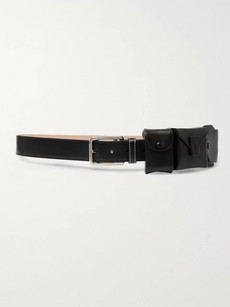 Loewe 3.5cm Black Leather Belt