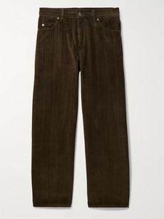 Our Legacy Cotton-corduroy Trousers In Brown